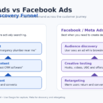 Google Ads vs Facebook Ads intent and discovery funnel