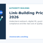 Link-building pricing and quality backlink campaign guide for 2026