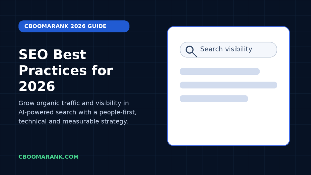 SEO best practices for 2026 framework for growing organic and AI search traffic