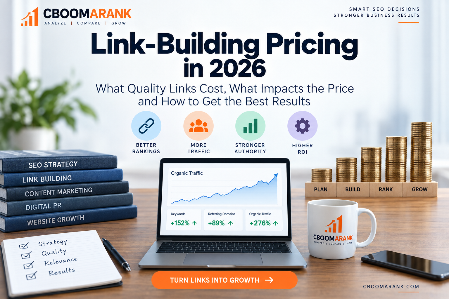 Link-building pricing in 2026 with SEO growth analytics and quality backlink strategy